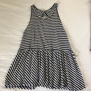 Peplum top, NWT, back cut out